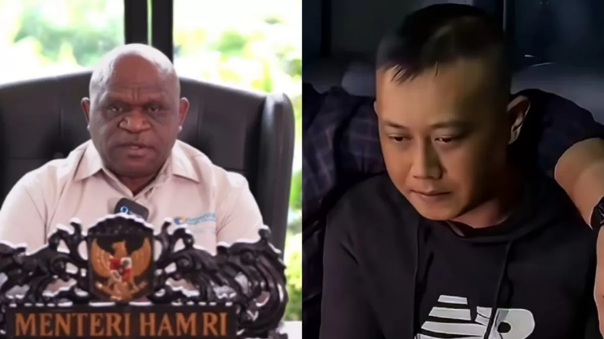 Menteri HAM meminta tidak ada restorative justice dalam kasus Taufik Hidayat.  (Instagram/kementerian_ham - @humaspoldajabar)