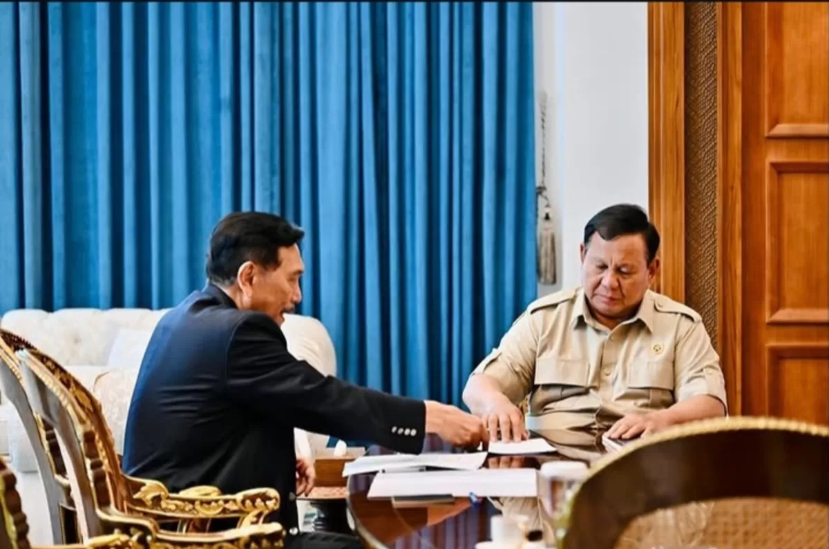 Pertemuan rutin Presiden Prabowo dengan Luhut bahas Ekonomi Nasional (Dok. Instagram/luhut.pandjaitan)