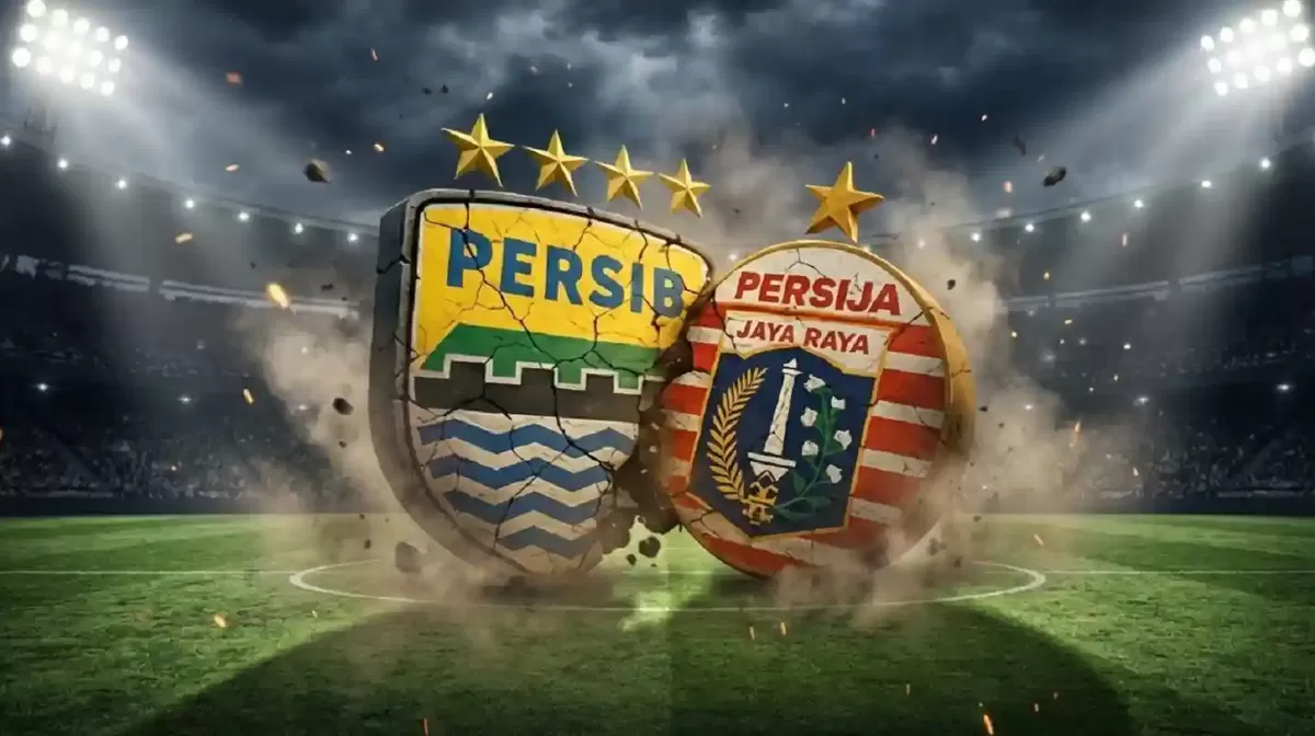 Ilustrasi duel panas Persija vs Persib  (Istimewa)