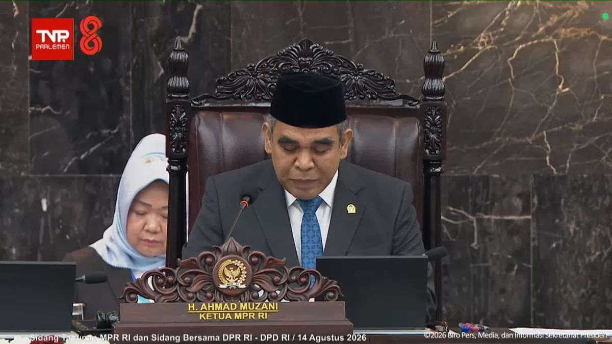Ketua MPR RI, Ahmad Muzan (Dok. YouTube/Sekretariat Presiden)