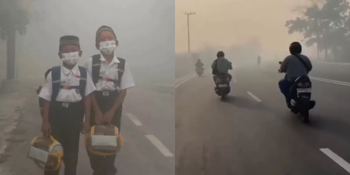 Kabut Asap Makin Pekat, Seluruh Penerbangan di Bandara Singkawang Dihentikan Sementara (Istimewa)