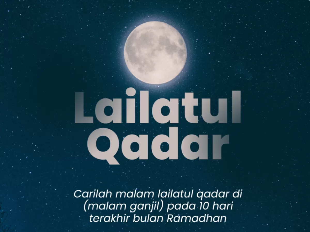 Ilustrasi keistimewaan hingga tanda-tanda Lailatul Qadar (Canva.com/Hana Creative Studio)