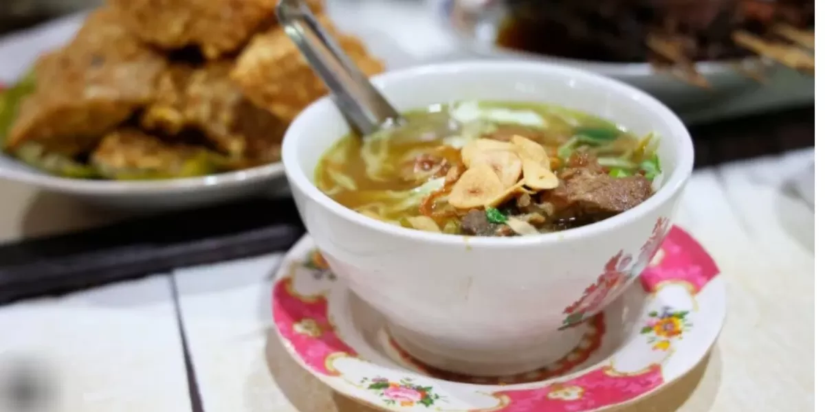 Semangkuk soto kerbau  (YouTube KOMPASTV )