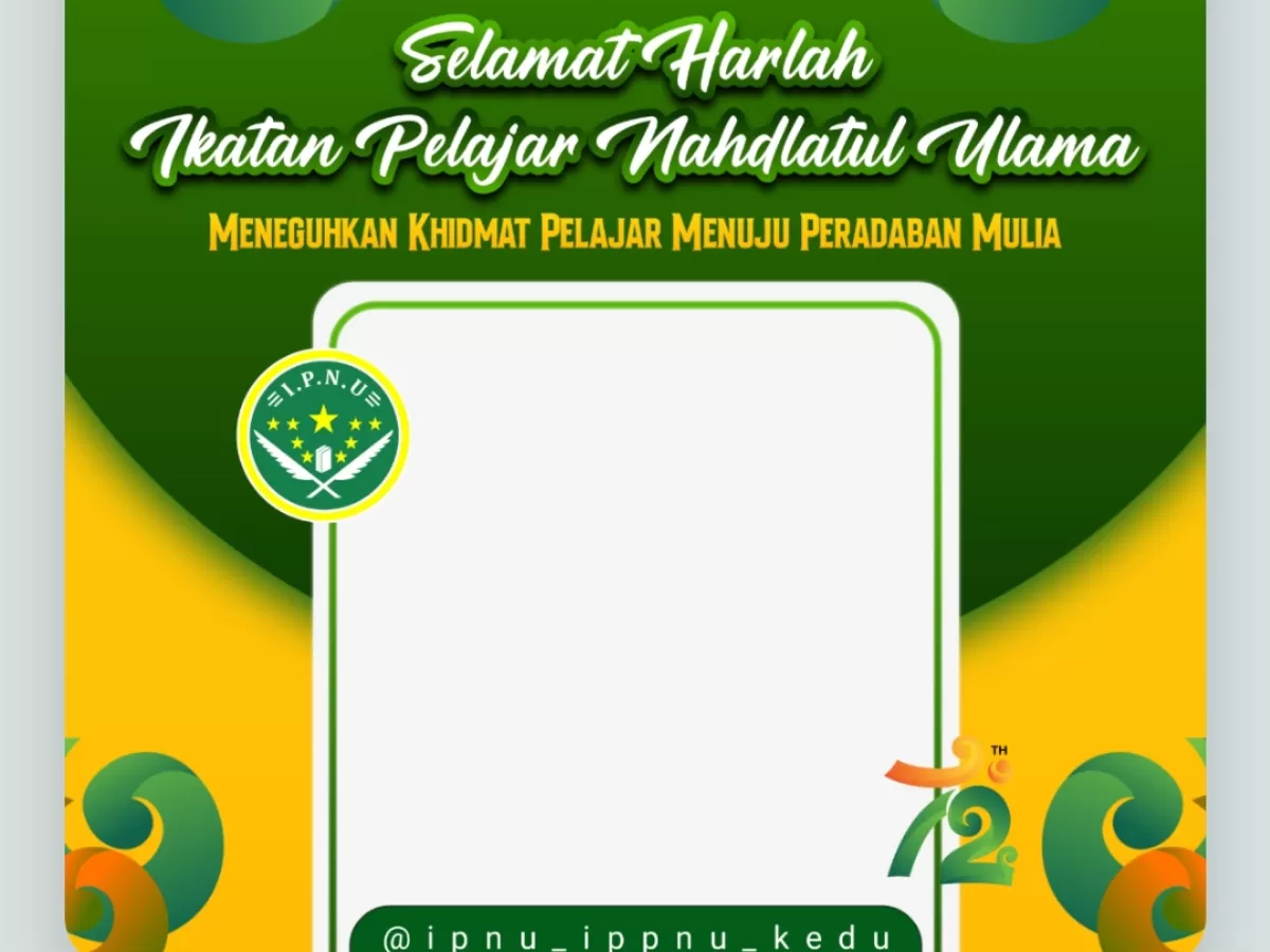 Twibbonize Harlah IPPNU 2026. (Twibbonize.com/PAC IPNU IPPNU KEDU)