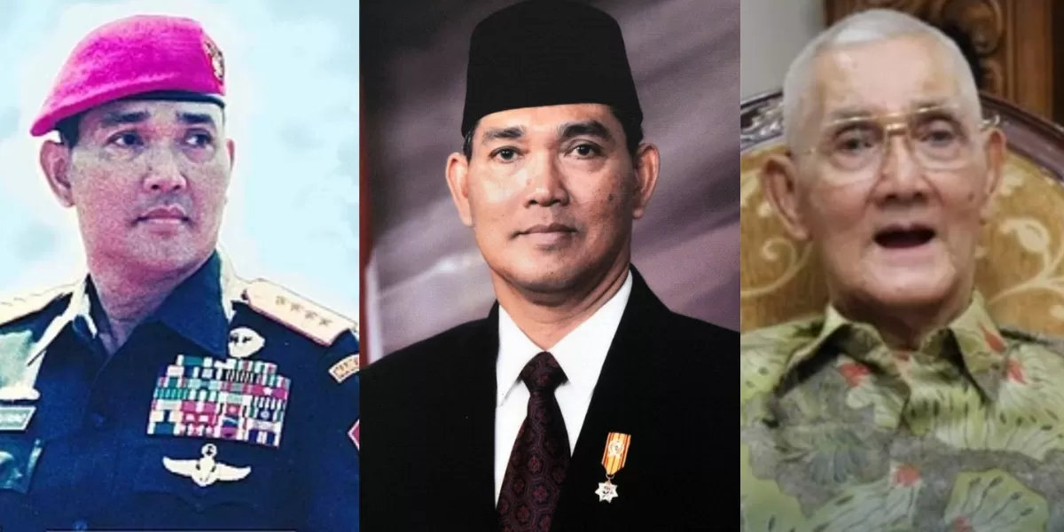 Potret Try Sutrisno masa ke masa  (Instagram @bssn.ri)