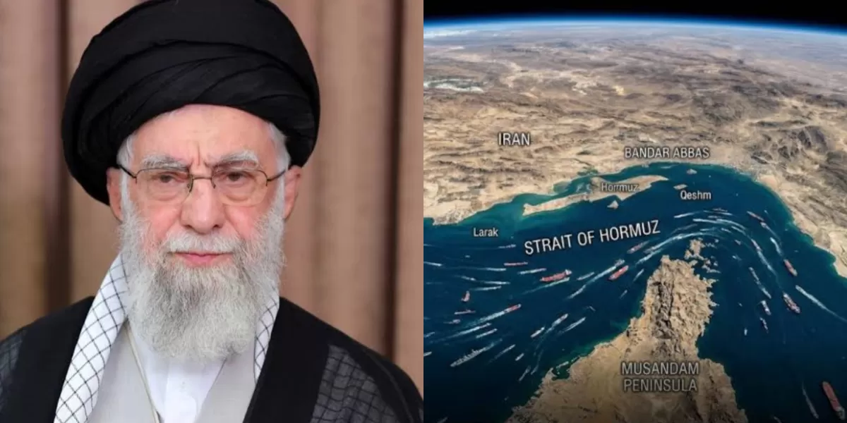 Ali Khamenei dan  efeknya pada Selat Hormuz  (YouTube KOMPASTV )