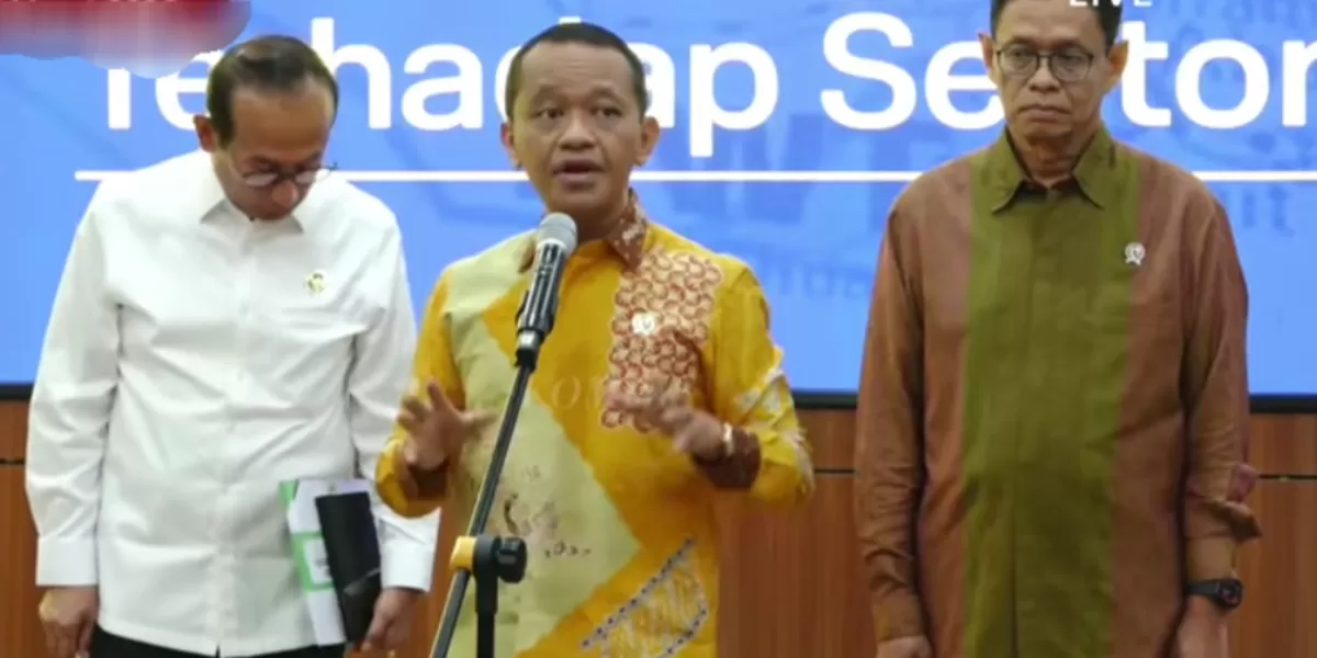Menteri ESDM Bahlil Lahadalia  (YouTube KOMPASTV )