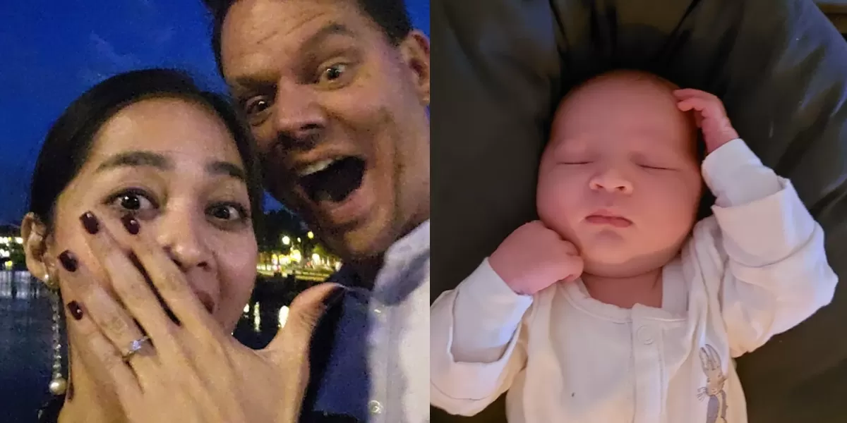 Potret bayi laki-laki tampan Gracia Indri yang baru saja lahir. Istri Jeffrey Slijpen umumkan nama sang anak.   (Instagram/graciaz14)