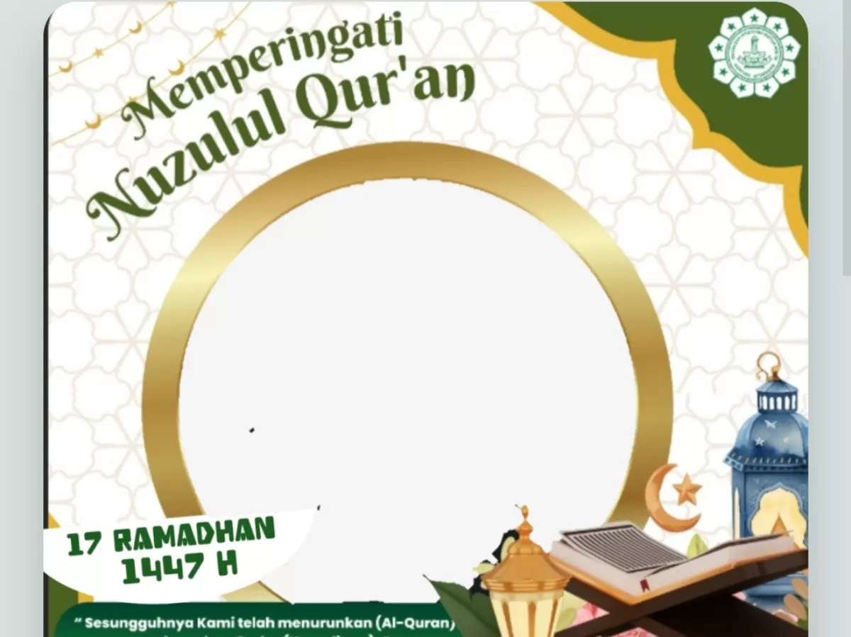 Twibbon Nuzulul Quran 1447 H. (Twibbonize.com/Pertiwi1 Petuguran)