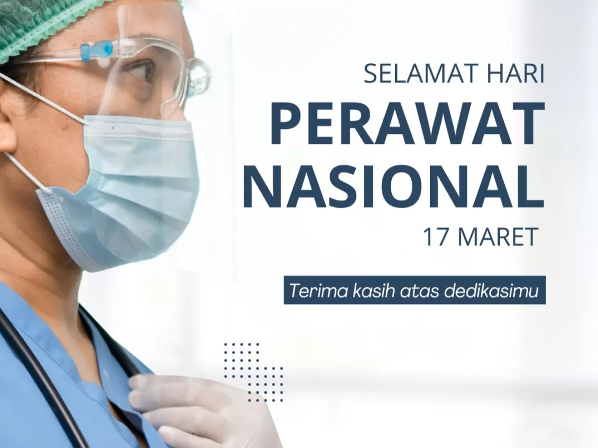 Poster Hari Perawat Nasional 2026. (Canva.com/Pakju)
