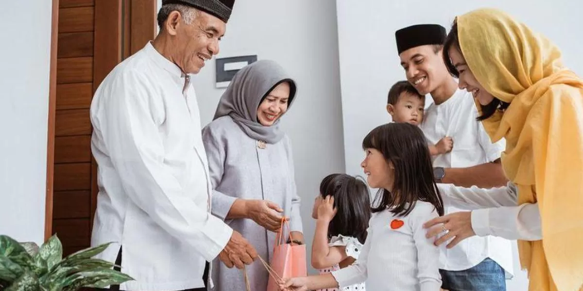 Ilustrasi perayaan lebaran  (Laman humasindonesia)