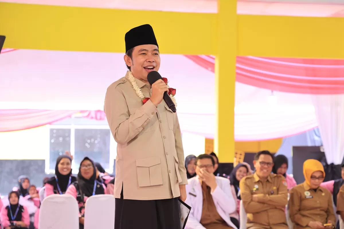 Bupati Jember Muhammad Fawait saat menyampaikan paparan. (Dok Pemkab Jember)