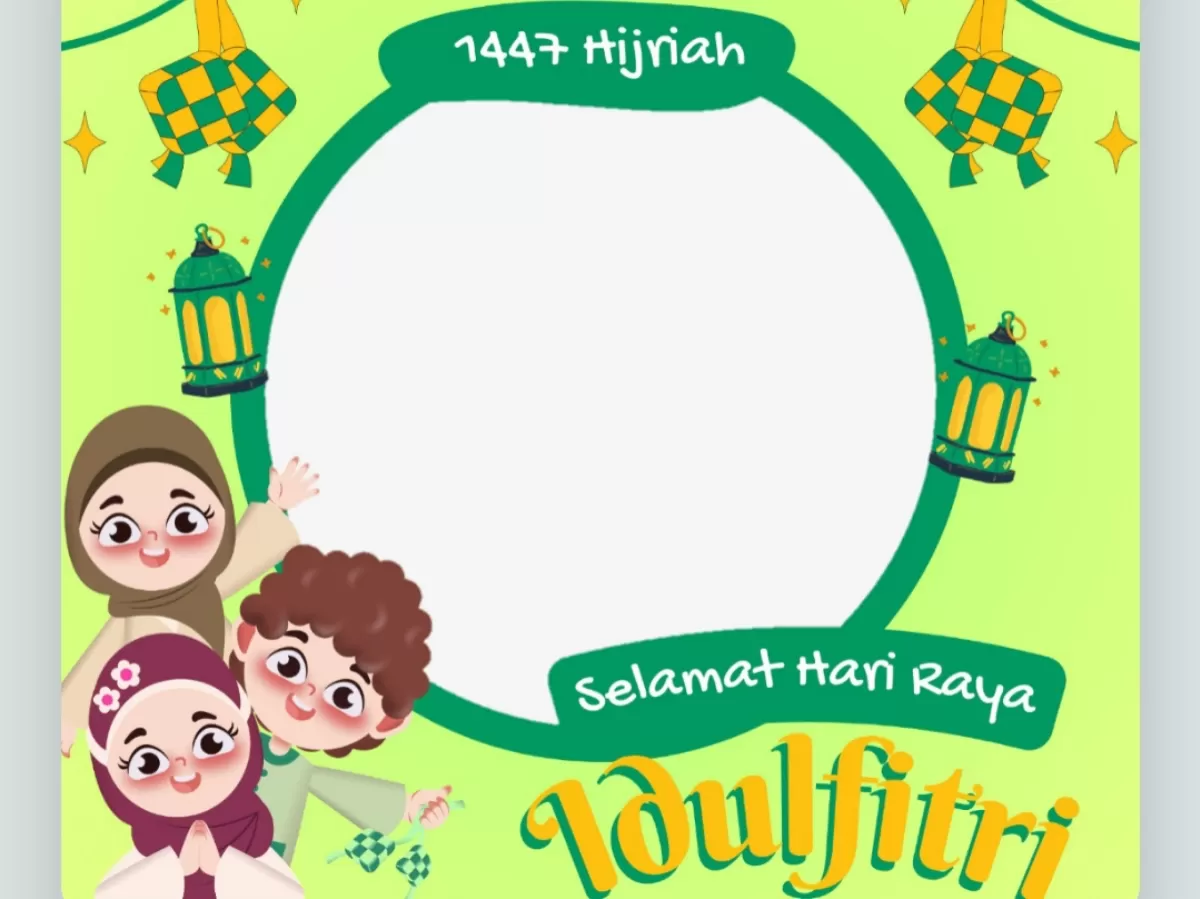 Twibbon Lebaran 1447 Hijriah. (Twibbonize.com/Anggie Putri)