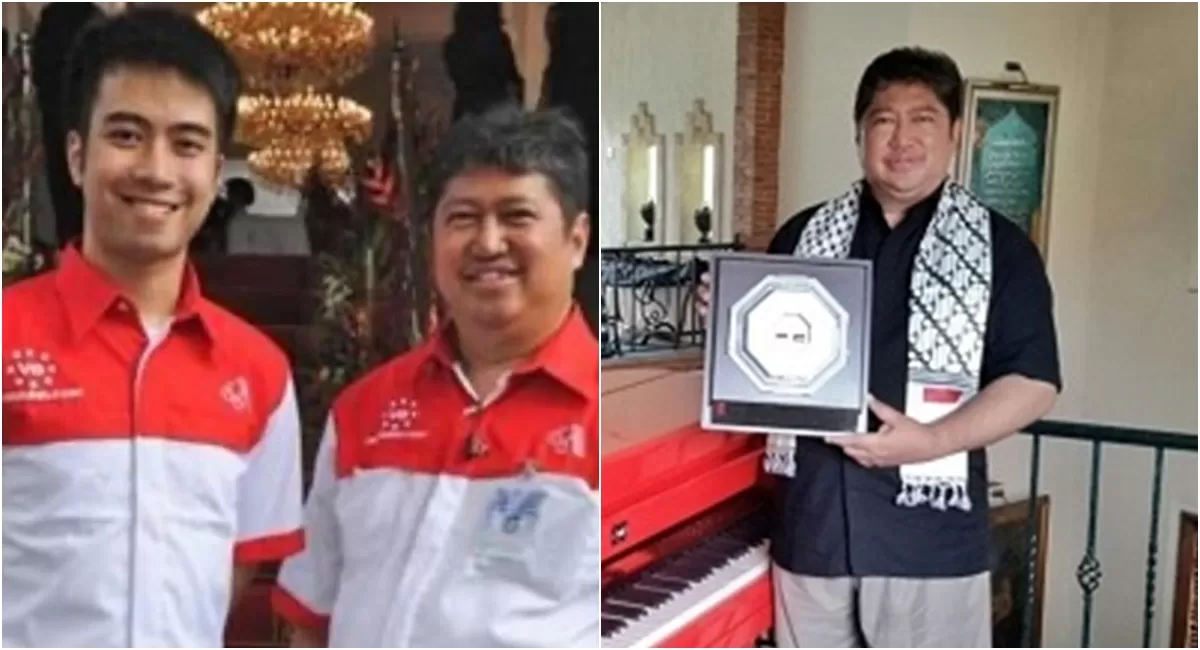 Potret Vidi Aldiano dan Ayahnya yang aktif lakukan aksi kemanusiaan termasuk bantu pemulihan fasilitas kesehatan untu RS Indonesia di Gaza, Palestina (kolase Instagram/lambegosiip dan mer-c.org)