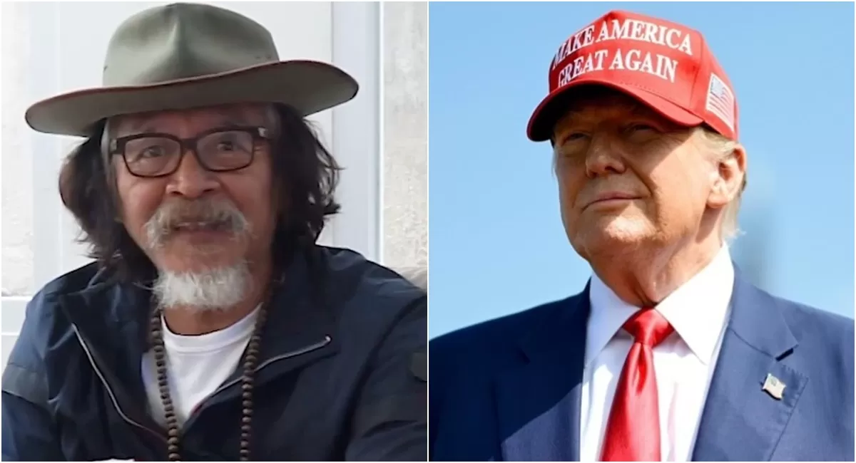 Potret Sujiwo Tejo unggah video parodi sindir Donald Trump di tengah konflik AS-Israel vs Iran yang kian memanas (Instagram/president_jancukers/potus)