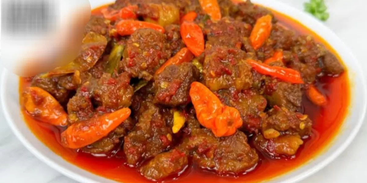 Oseng sapi mercon  (YouTube Sajian Bunda)