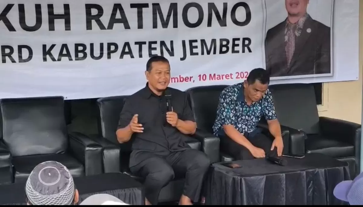 Anggota DPRD Jember Hanan Kukuh Ratmono. (Angga Juli Setiawan/SketsaNusantara.id)