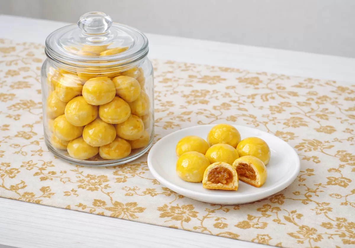 Potret kue nastar yang kerap jadi hidangan wajib saat lebaran, ternyata punya makna tersembunyi sebagai simbol kebertuntungan (Pixabay/Tifanitopan_28)