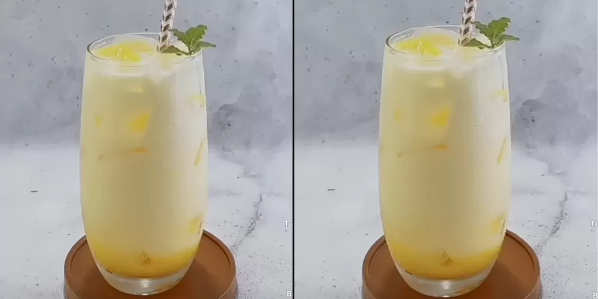 Ilustrasi minuman kekinian creamy orange Yakult  (YouTube minuman kekinian9119)