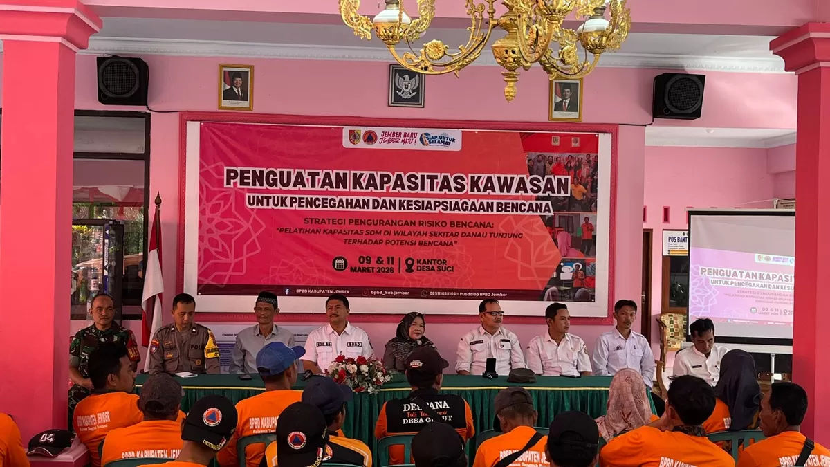 BPBD Jember melakukan koordinasi. (Dok BPBD Jember)