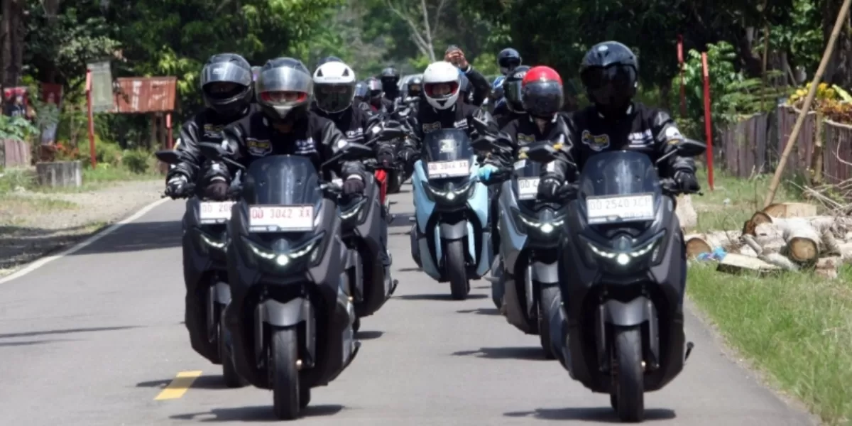 Touring seru libur Lebaran dengan NMAX TURBO. (Yamaha Indonesia)