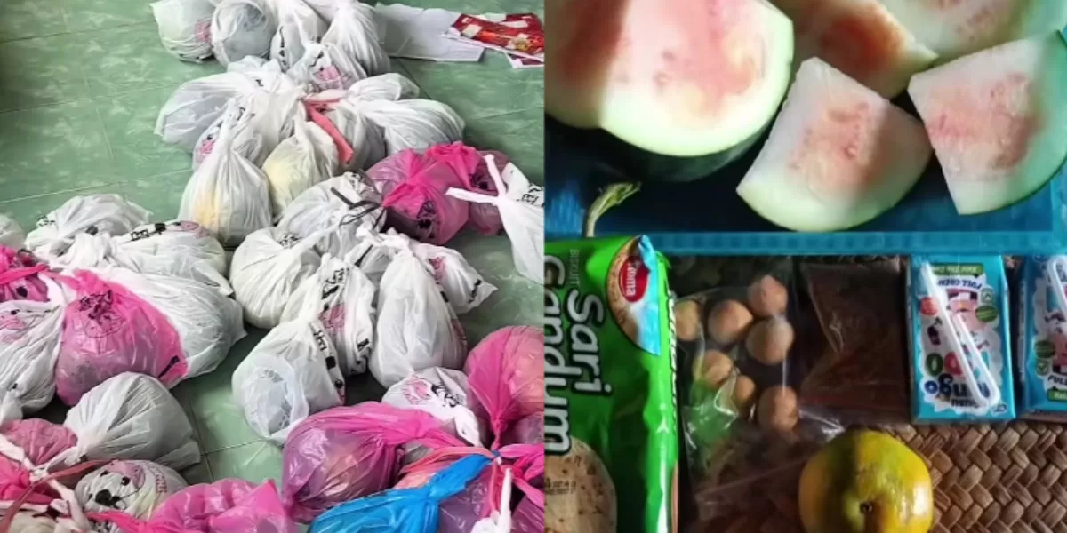 Wali murid keluhkan MBG yang datang terlambat di Rawajitu Timur, Tulang Bawang, Lampung.   (Instagram/rahmasafitri5327)
