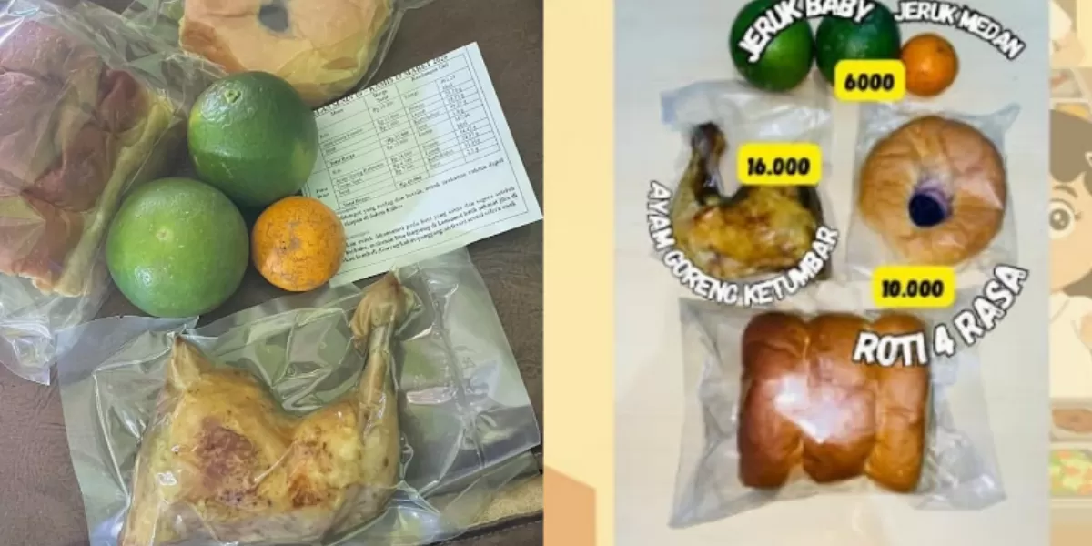 Menu MBG rapel 4 hari di Pakem, Sleman yang menuai sorotan warganet.   ( Instagram/merapi_uncover - sppg.harjobinangun.pakem03)