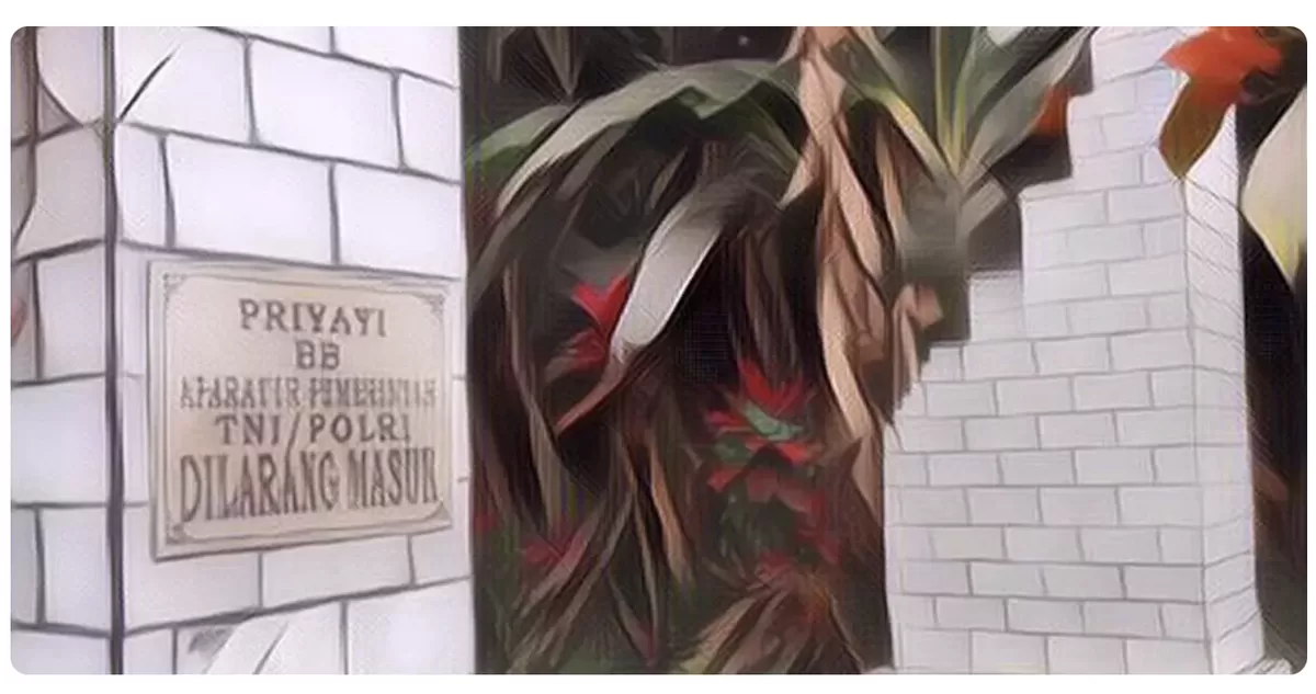 desa di Kediri ini melarang aparatur negara masuk (Instagram @kedirinda)
