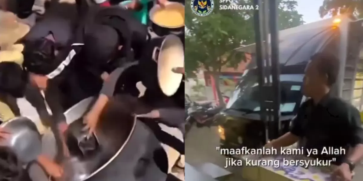 Konten MBG dari SPPG Sidanegara 2 Cilacap yang menuai kecaman warganet.   (X/dosenkesmas)