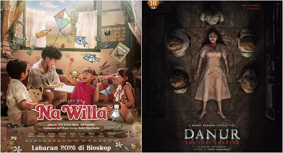 Poster Na Willa dan Danur 4: The Last Chapter jadi film pilihan nonton menghabiskan waktu libur Lebaran bersama keluarga  (Instagram/visinemaid/mdpictures_official)