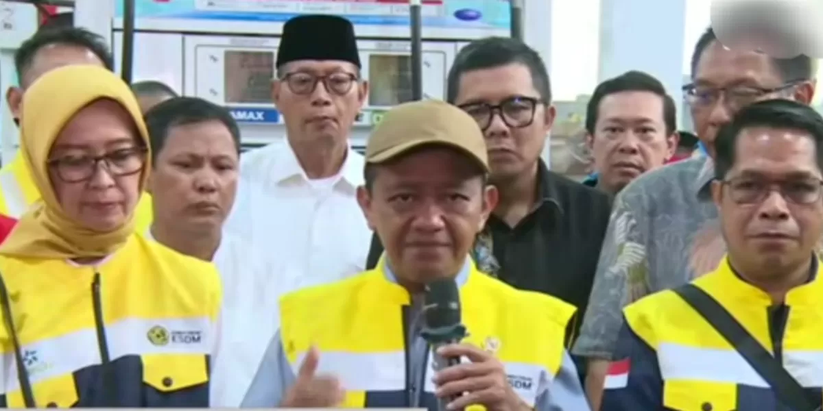 Menteri ESDM Bahlil Lahadalia  (YouTube tvOneNews )
