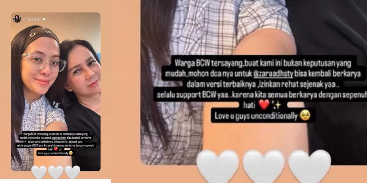 Zara pamit dari sinetron. (Instagram/@zaraadhsty)