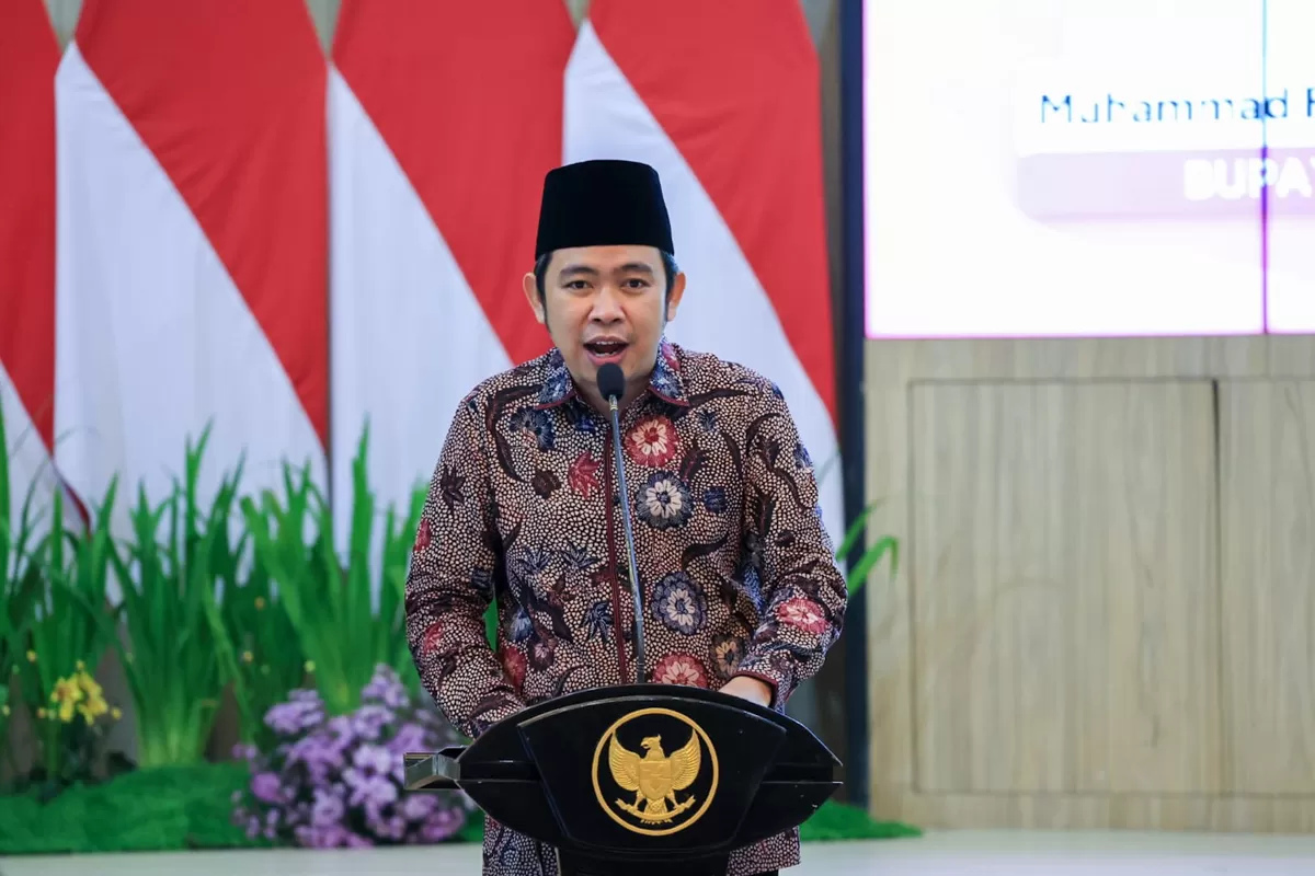 Bupati Jember Muhammad Fawait saat memberikan pengarahan. (Dok Pemkab Jember)