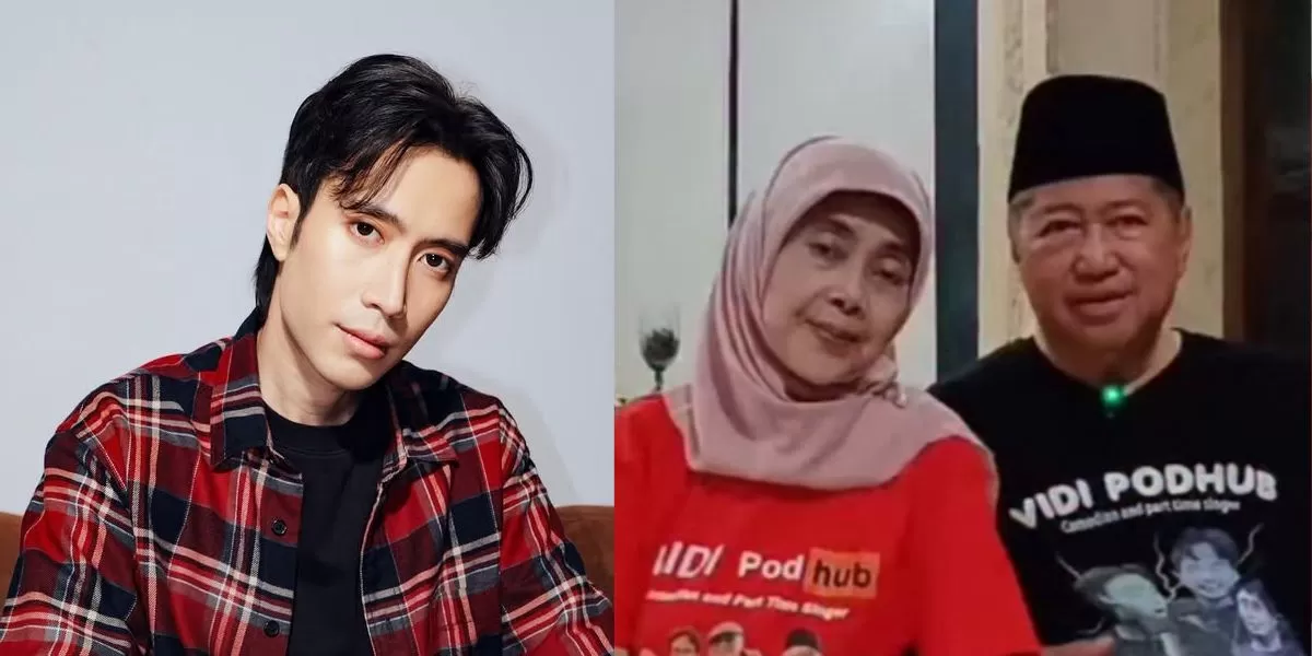 Harry Kiss dan istri (kanan) dalam video ulang tahun Vidi tahun lalu (Kolase Instagram/@vidialdiano, @v8harrykiss)