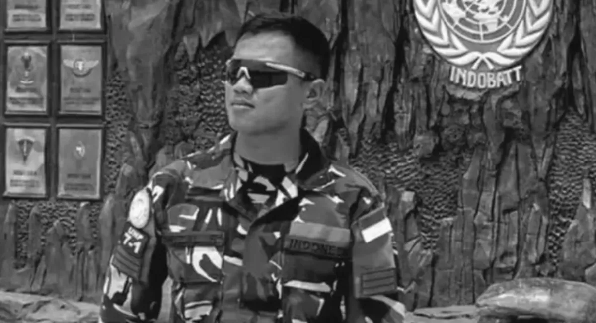 Potret Farizal Rhomadhon, prajurit TNI yang gugur saat bertugas dalam misi perdamaian di Lebanon mendapat penghargaan tinggi dari pemerintah (Instagram/iraninindonesia)