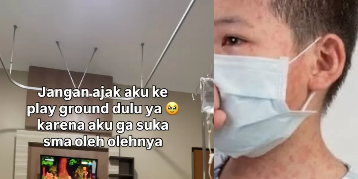 Foto ilustrasi - Cerita ibu yang anaknya kena campak usai Main di playground.   (Instagram/chelly_nasution - kemenkes_ri)