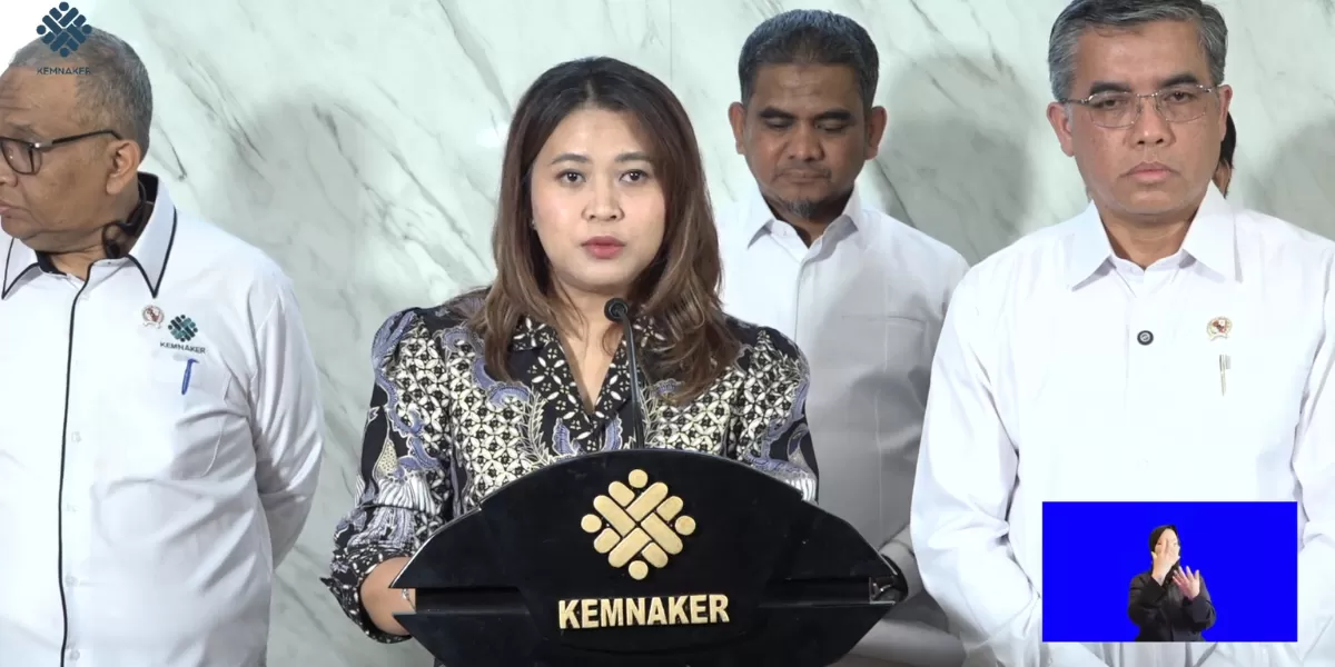 Hira Sonia, perwakilan LKS Tripartit Nasional dari unsur pengusaha. (Dok. Kemnaker)