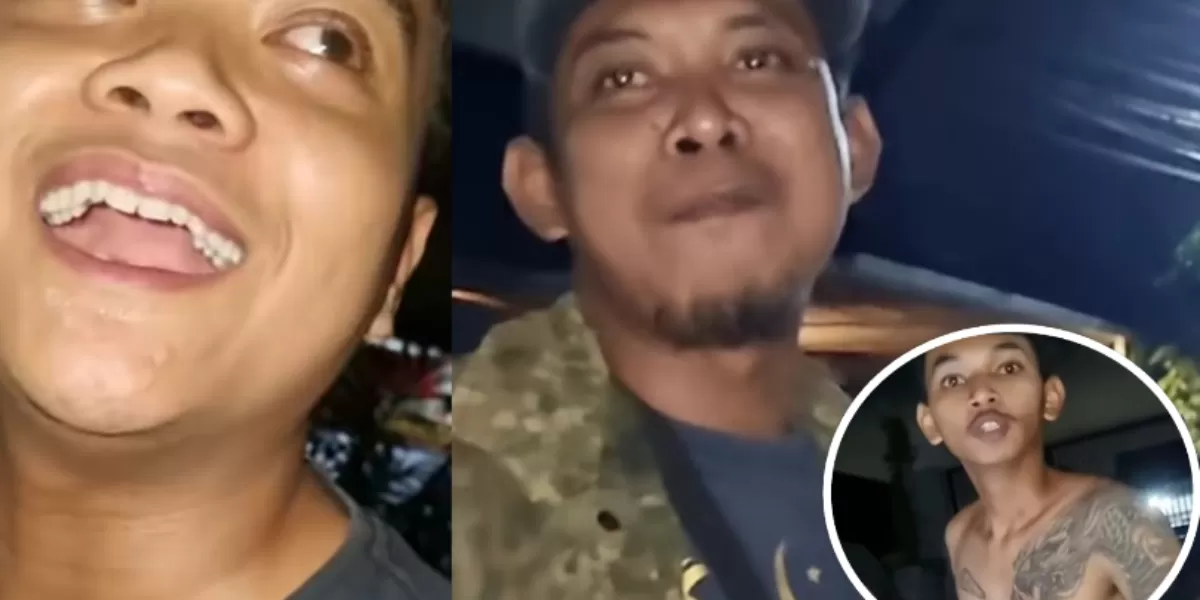 Viral aksi arogan bapak dan anak usai melanggar jalur searah di Umbulharjo, Kota Yogyakarta. (Instagram/mas__bayuuu)