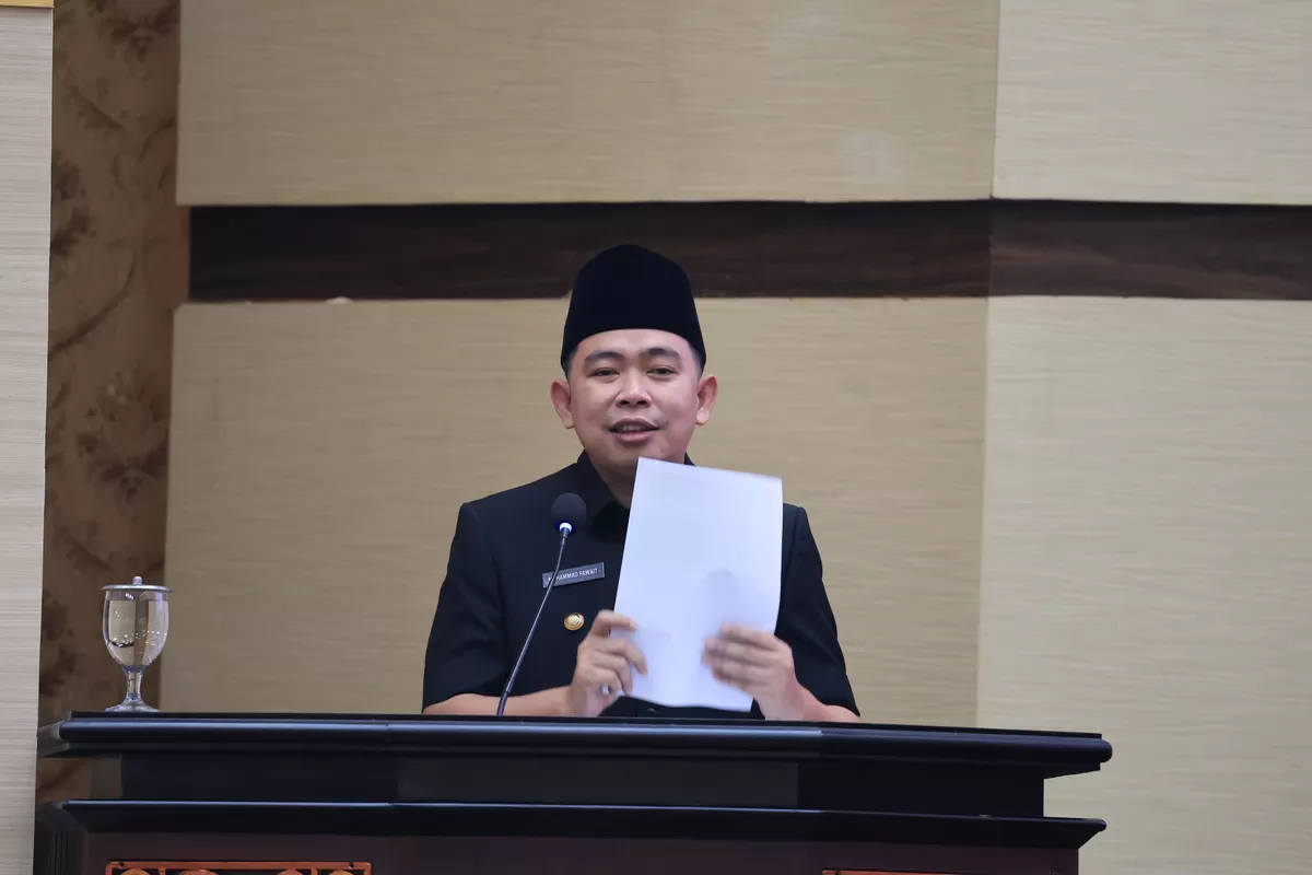 Bupati Jember Gus Fawait saat paparan. (Dok Pemkab Jember)