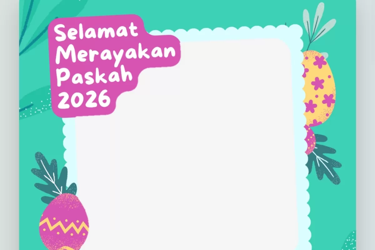 Twibbon Hari Raya Paskah 2026. (Twibbonize.com/Richard Emmanuel Tandy)