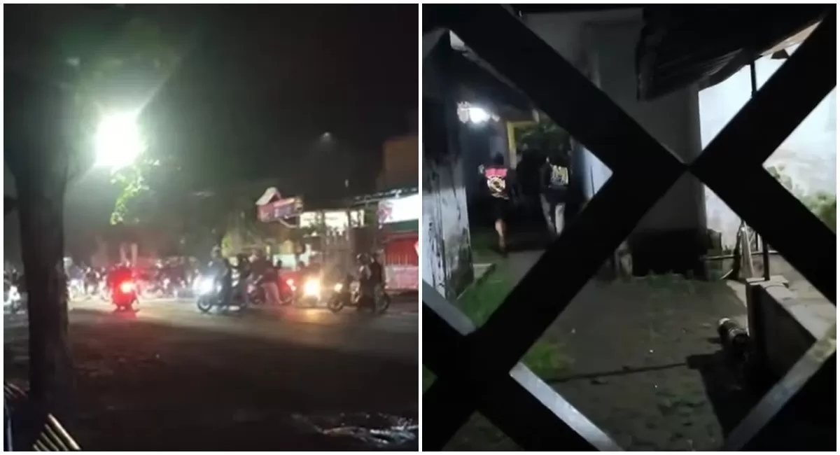 Aksi gerombolan pemuda bawa sajam di Rambipuji hingga Tanggul bikin resah warga Jember (Instagram/jember24jam_)