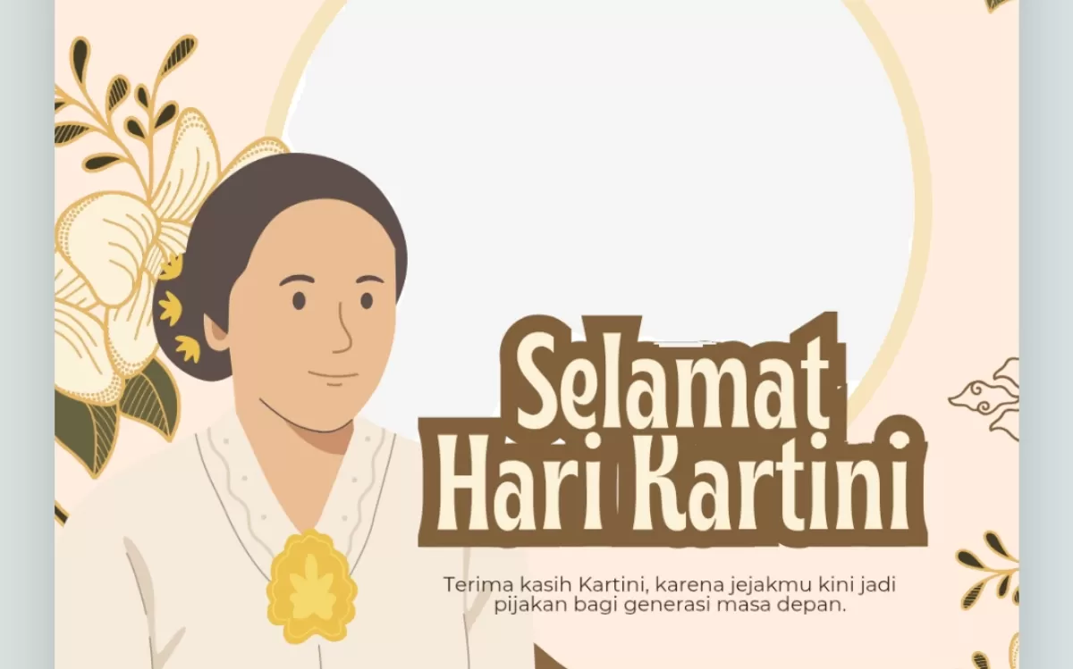 Twibbon Hari Kartini 2026. (Twibbonize.com/Wiji Lestari)