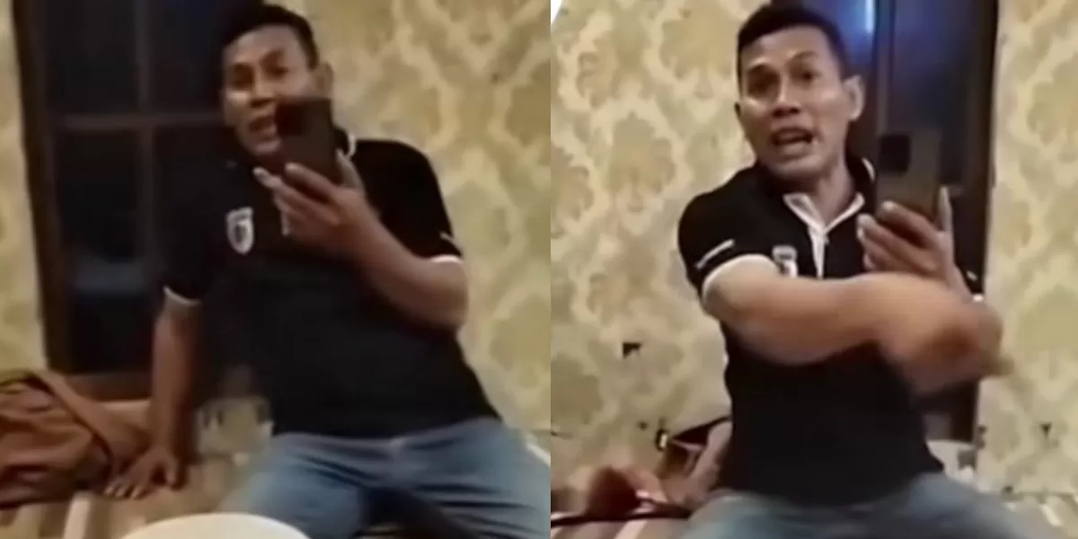 Potret Oknum mengaku ketua GRIB Jaya Blora (Instagram @lambe_turah)