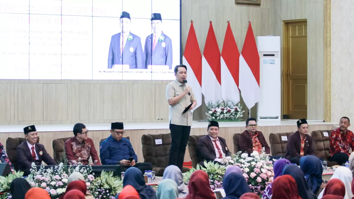 Bupati Jember Gus Fawait saat memberikan paparan. (Dok Diskominfo Jember)