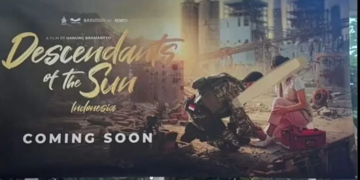Poster film Descandants of The Sun versi Indonesia (Instagram @zaskiadyamecca)