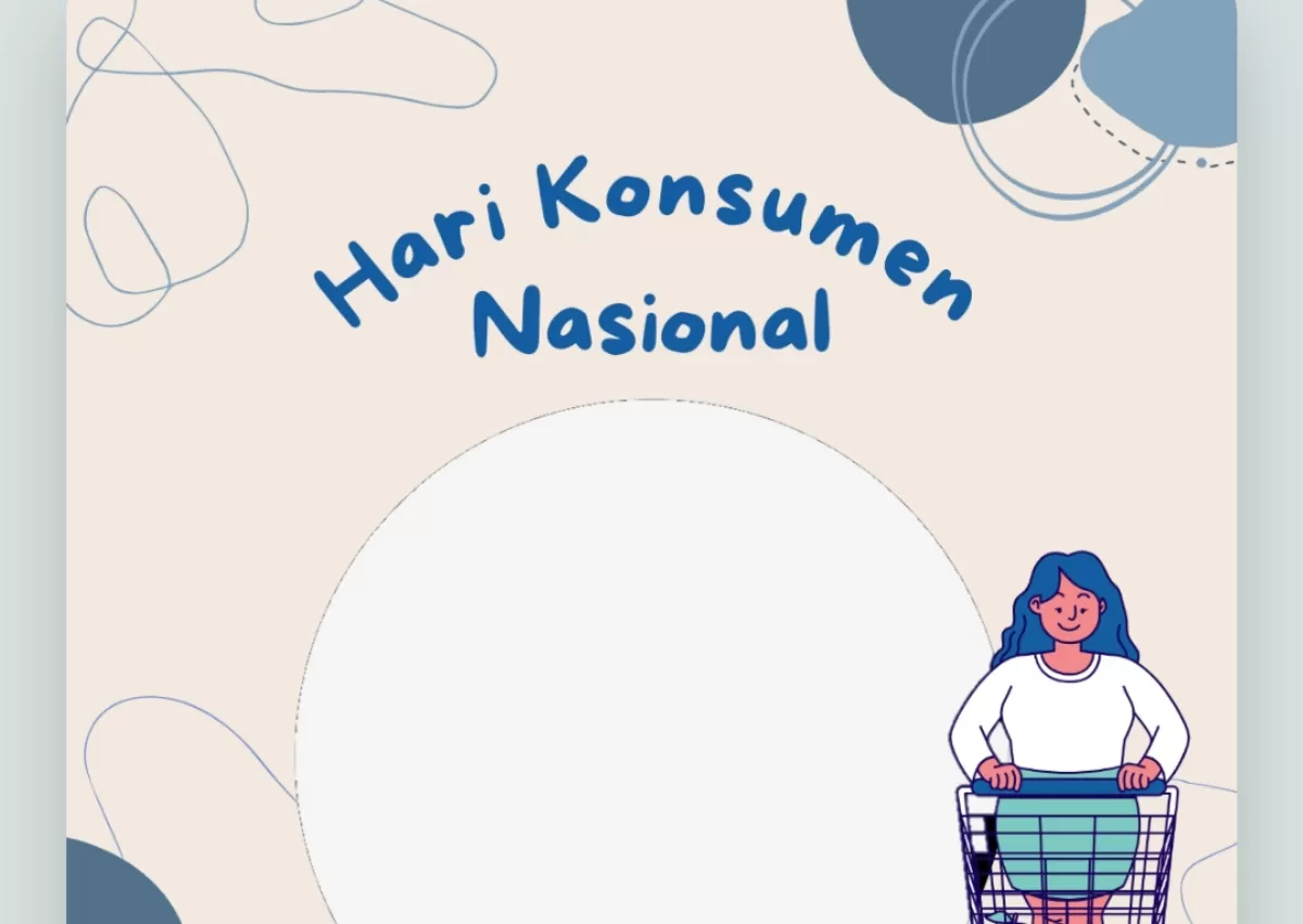 Twibbon Hari Konsumen Nasional 2026. (Twibbonize.com/R Studio)
