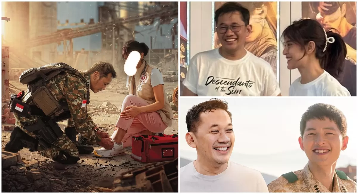 Unggahan Zaskia Adya Mecca sebut Hanung Bramantyo jadi bintang utama film Descendants of the Sun versi Indonesia di tengah perdebatan soal pemilihan casting (Instagram/zaskiadyamecca)