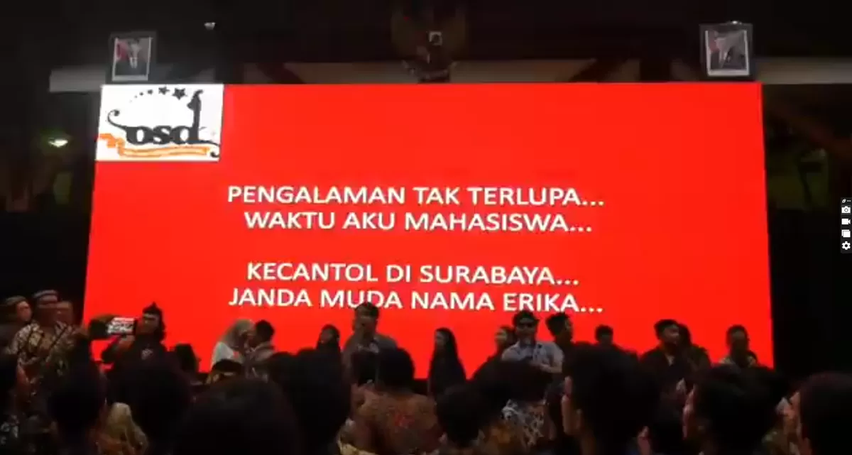 Fakta-fakta lagu Erika yang dinyanyikan HMT ITB (Twitter @iPoopBased)