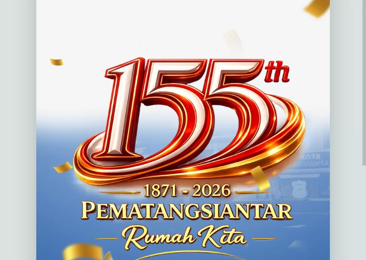 Twibbon HUT ke-155 Kota Pematangsiantar 2026. (Twibbonize.com/Kota Pematangsiantar)