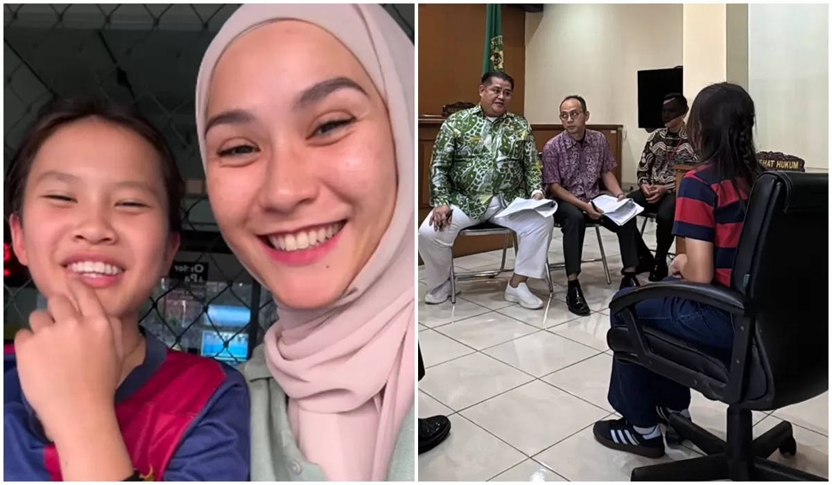 Potret Zaskia A. Mecca dampingi Kala yang dihadirkan jadi saksi dalam persidangan kasus penganiayaan asisten oleh oknum TNI di Pengadilan Militer II-08 Jakarta (Instagram/zaskiadyamecca)
